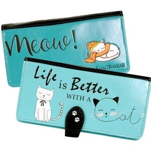 Shag Wear Cat-Themed Wallet